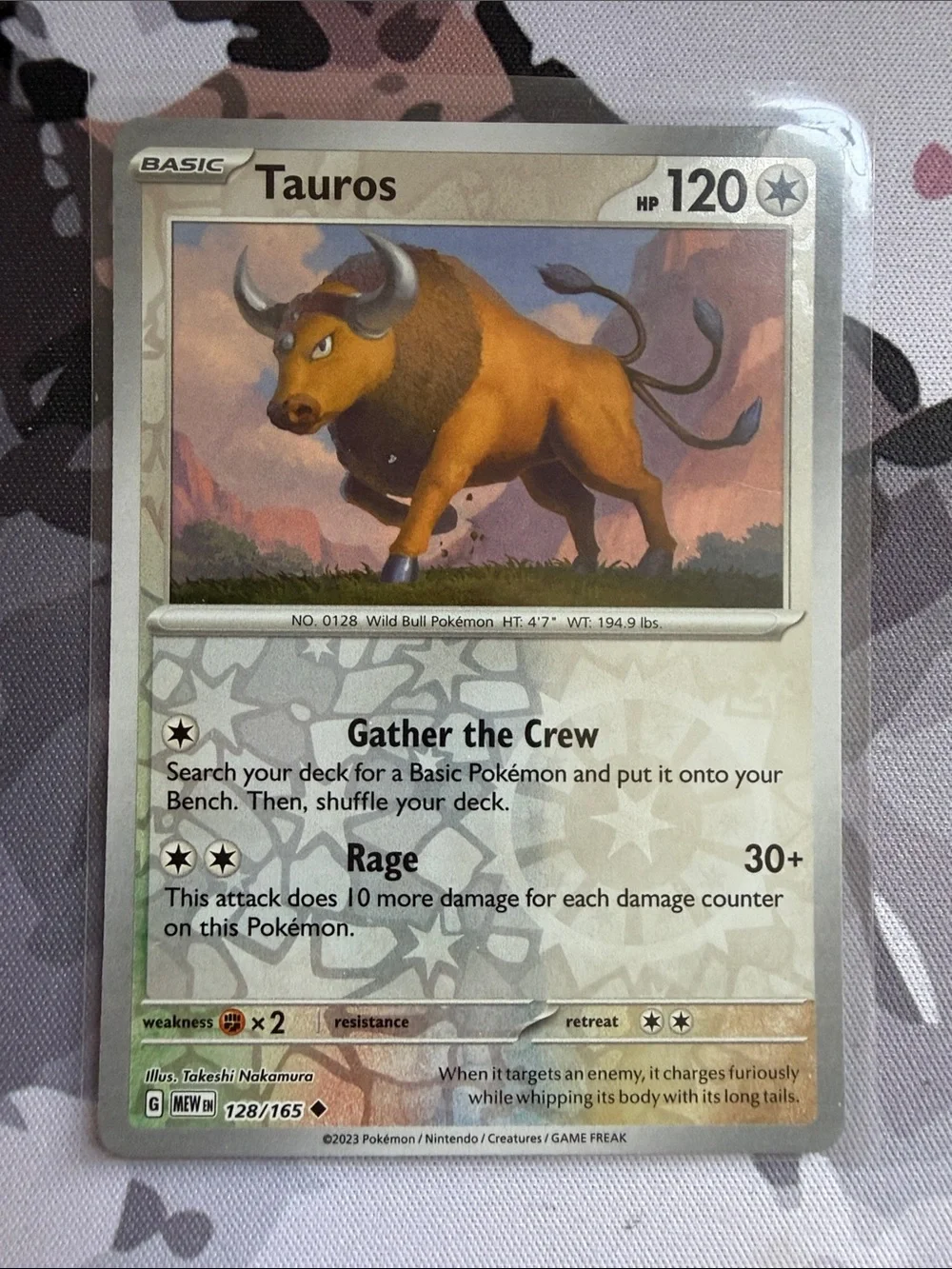 Tauros & Paldean Tauros Pokémon Card Lot 🐂 Reverse Holo | 5 Cards ✨5/$25✨